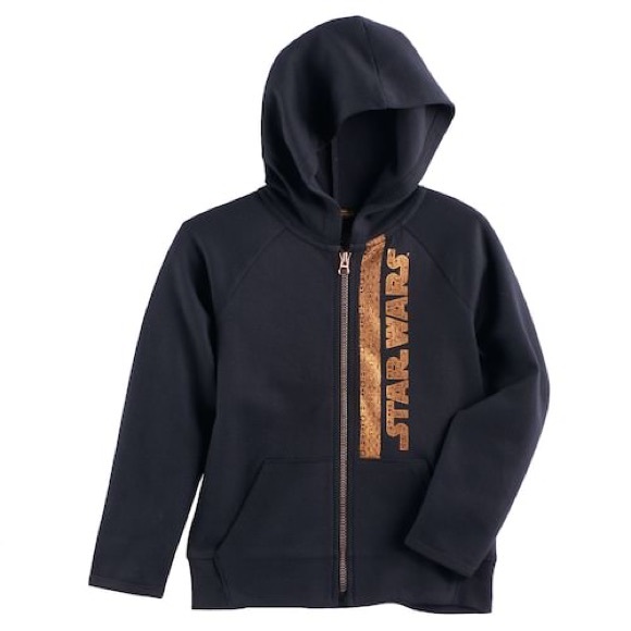 Disney Other - Star Wars Kids Size 5 Black Hoodie
